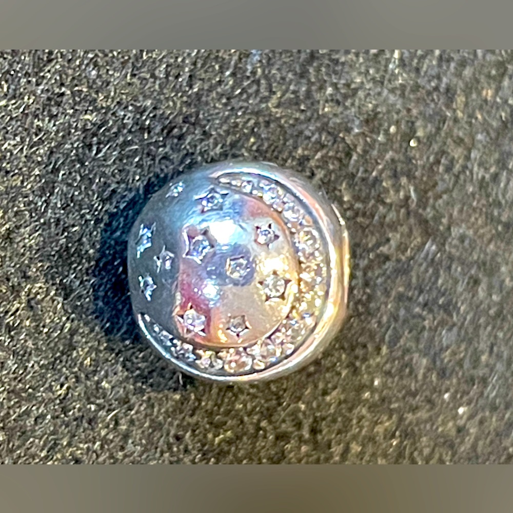Authentic Pandora moon and stars charm
